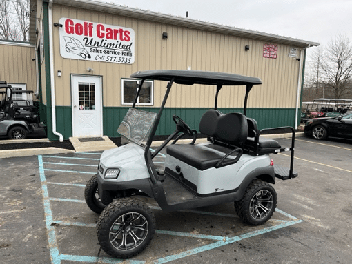 2021 Club Car Tempo Silver Electric Cart - Golf Carts Unlimited